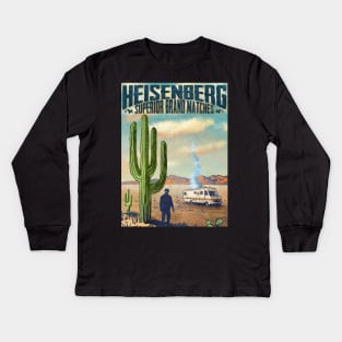 Walter White Breaking Bad Kids Long Sleeve T-Shirt